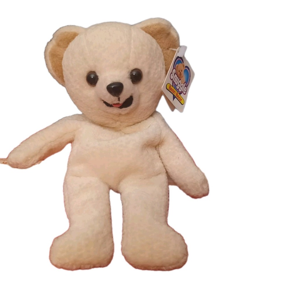Snuggle Advert Bear Small Bean Bag Plush‎ Advertising Collectible 1999 W/ tag
